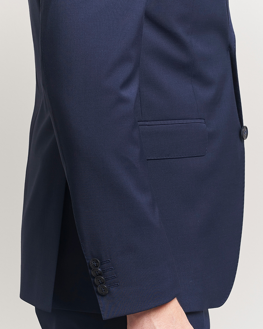 Heren | Blazers | Oscar Jacobson | Ego Wool Blend Blazer Navy