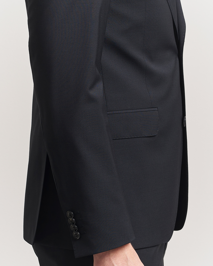 Homme | Blazers | Oscar Jacobson | Ego Wool Blend Blazer Black