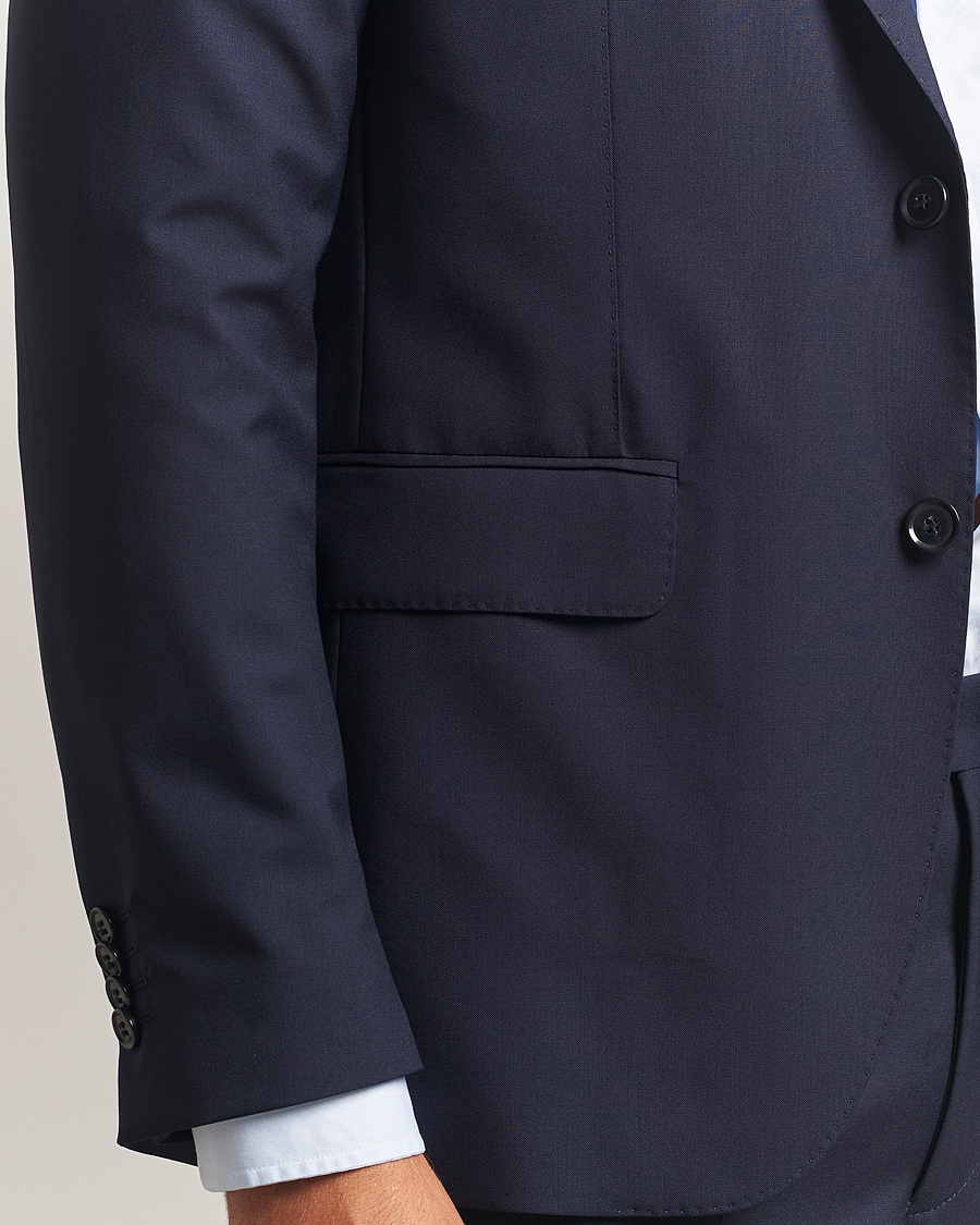 Heren | Blazers | Oscar Jacobson | Ego Wool Blazer Blue