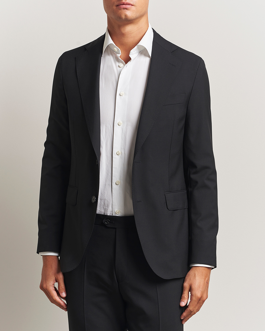 Heren | Blazers | Oscar Jacobson | Ego Wool Blazer Black