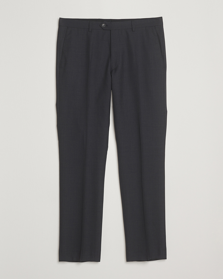 Homme | Pantalons | Oscar Jacobson | Dandy Wool Trousers Grey