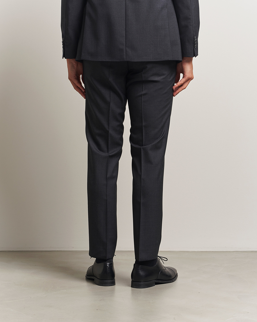 Homme | Pantalons | Oscar Jacobson | Dandy Wool Trousers Grey