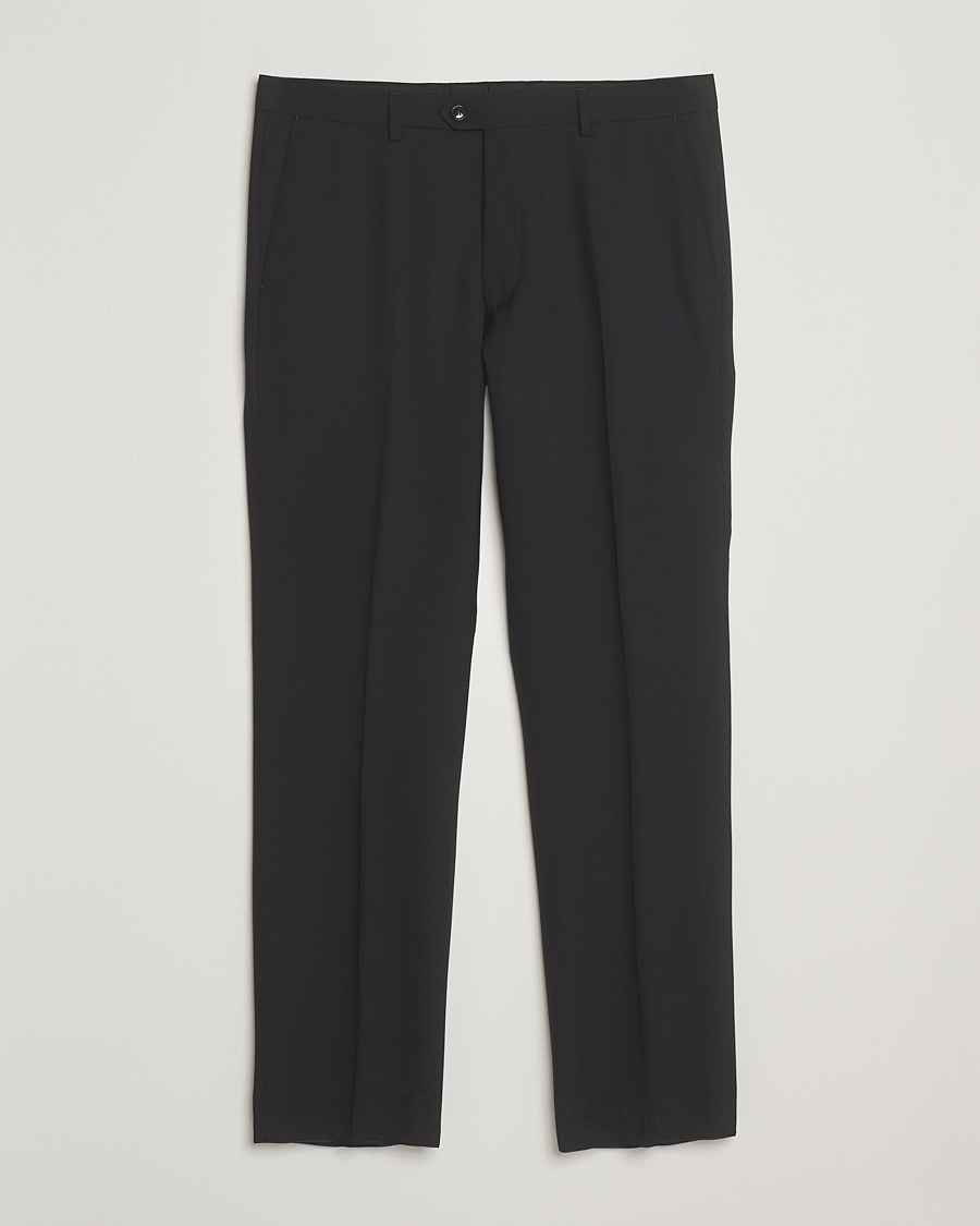 Heren | Broeken | Oscar Jacobson | Dandy Wool Trousers Black