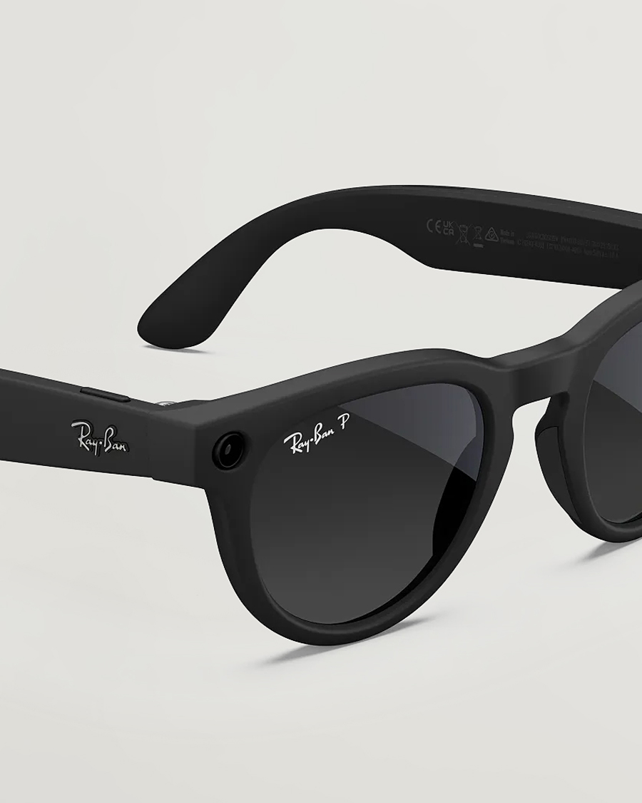 Homme | Lunettes De Soleil | Ray-Ban | Headliner Meta Sunglasses Matte Black