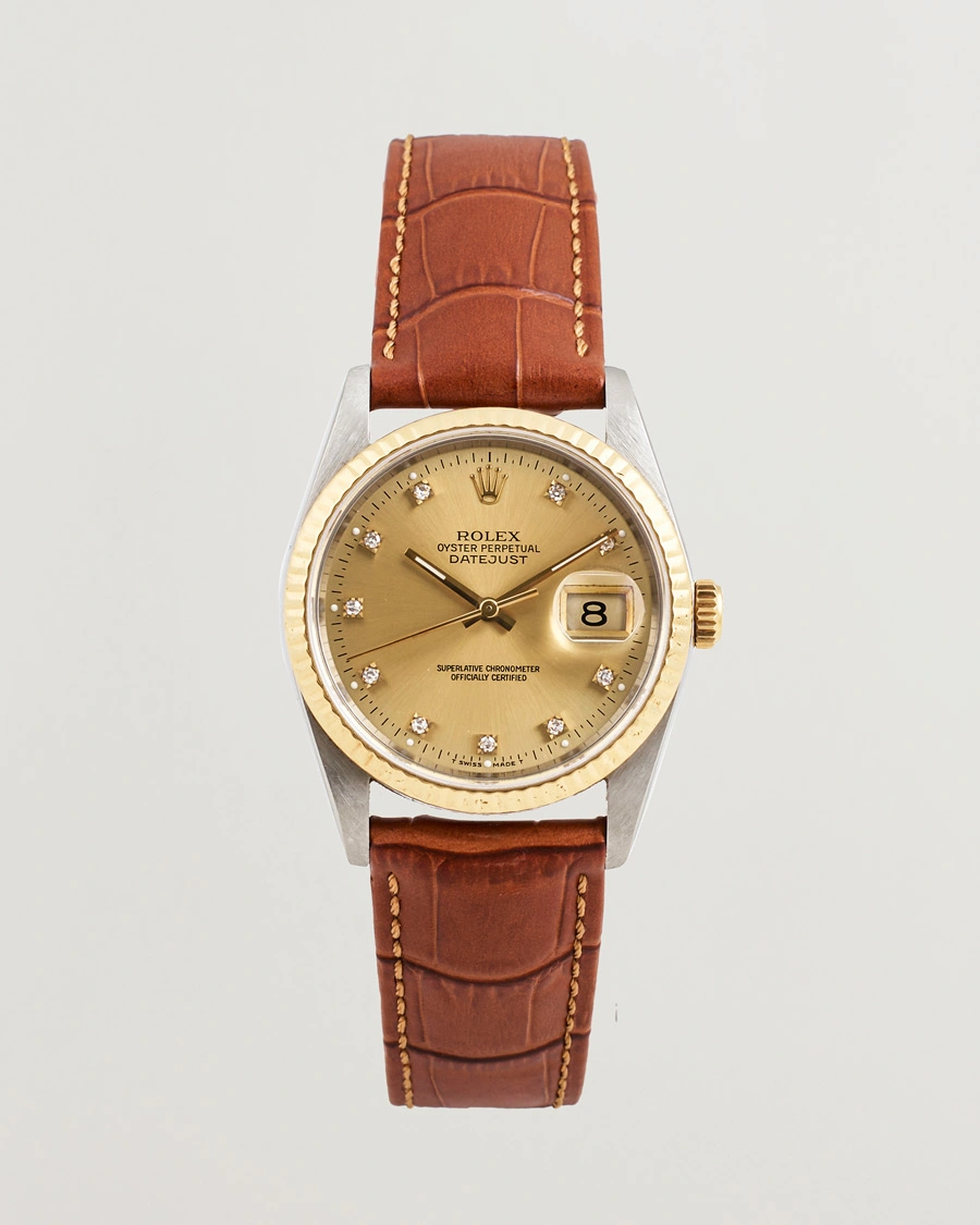 Homme | Rolex Pre-Owned Datejust 36 G/S Diamant  | Rolex Pre-Owned | Datejust 36 G/S Diamant 