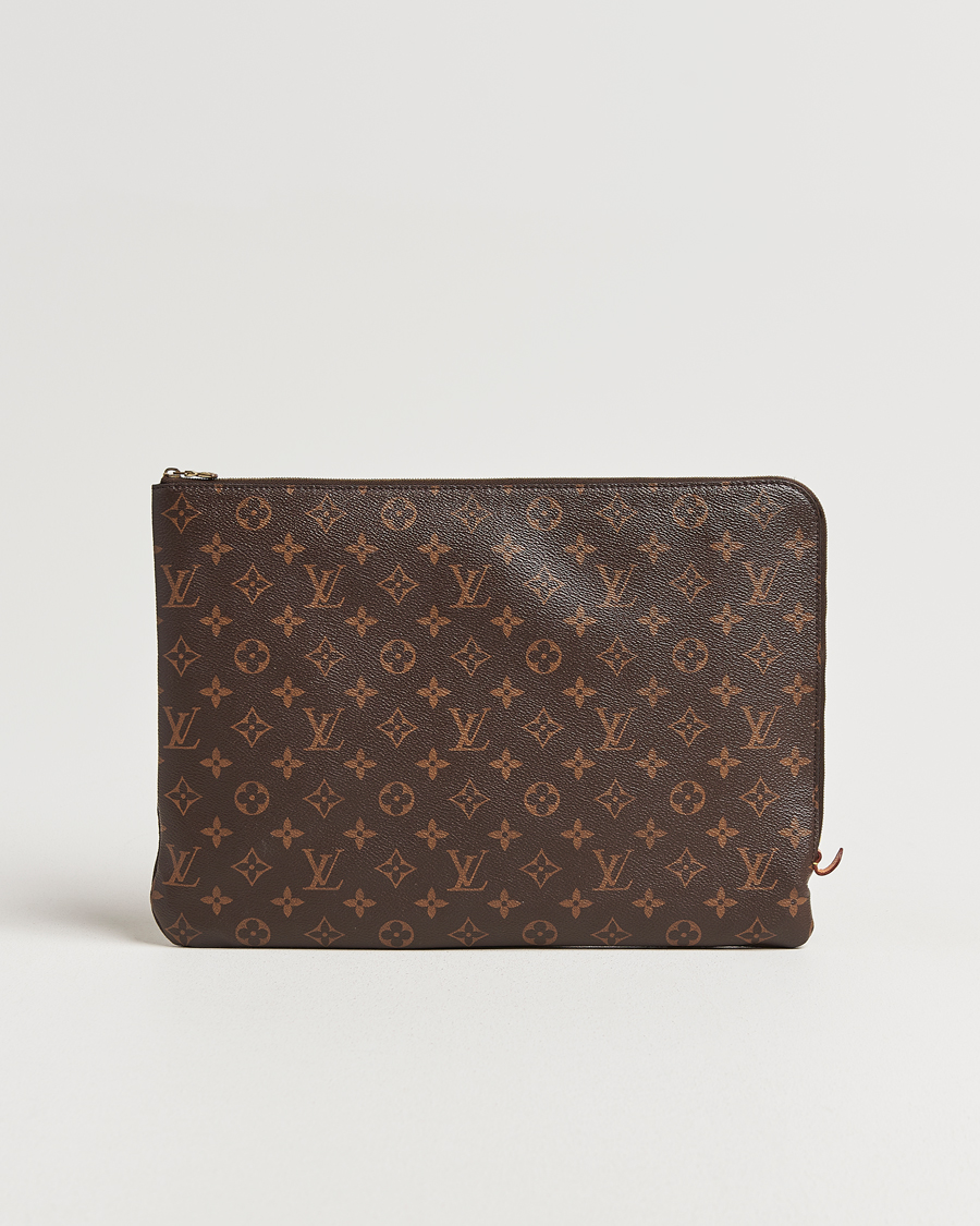 Homme | Pre-Owned & Vintage Bags | Louis Vuitton Pre-Owned | Posh Document Bag Monogram
