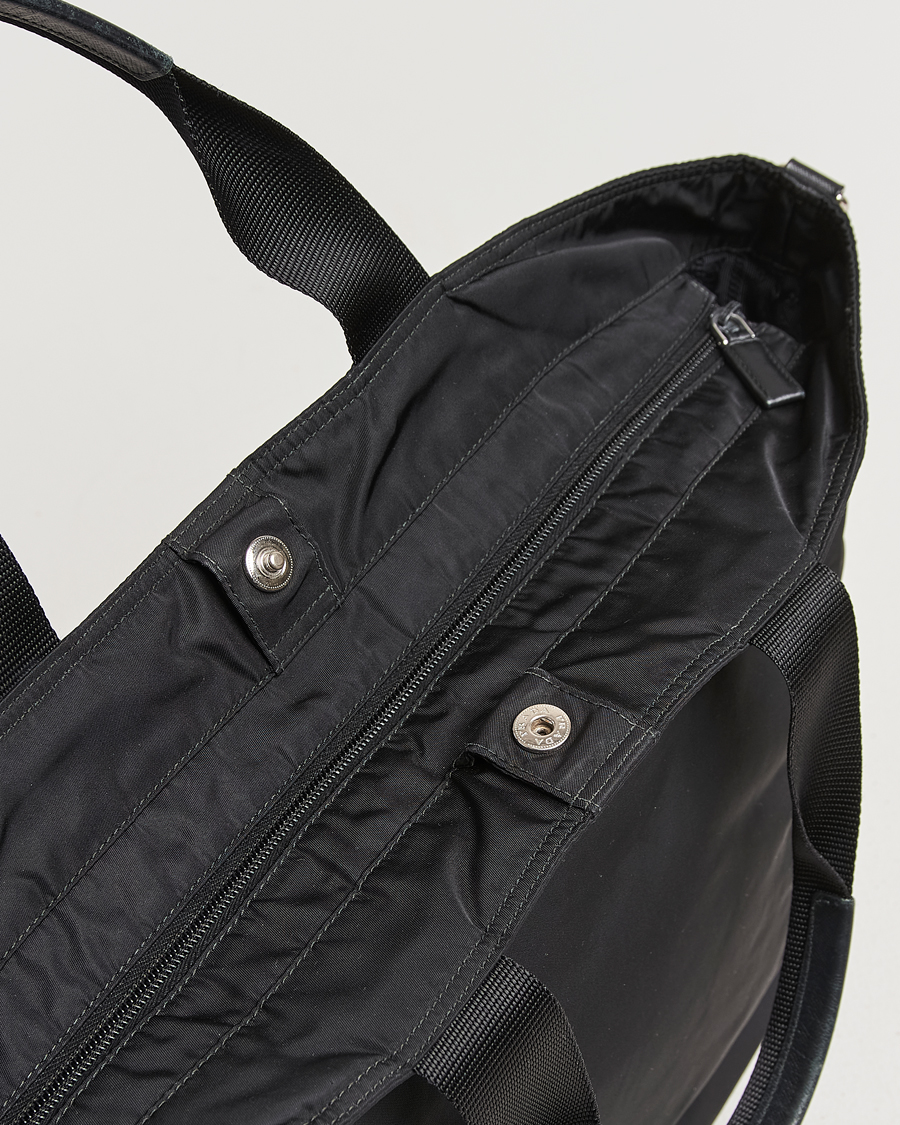 Homme | Pre-Owned & Vintage Bags | Prada Pre-Owned | 2 Way Boston Bag Tessuto Nylon Black