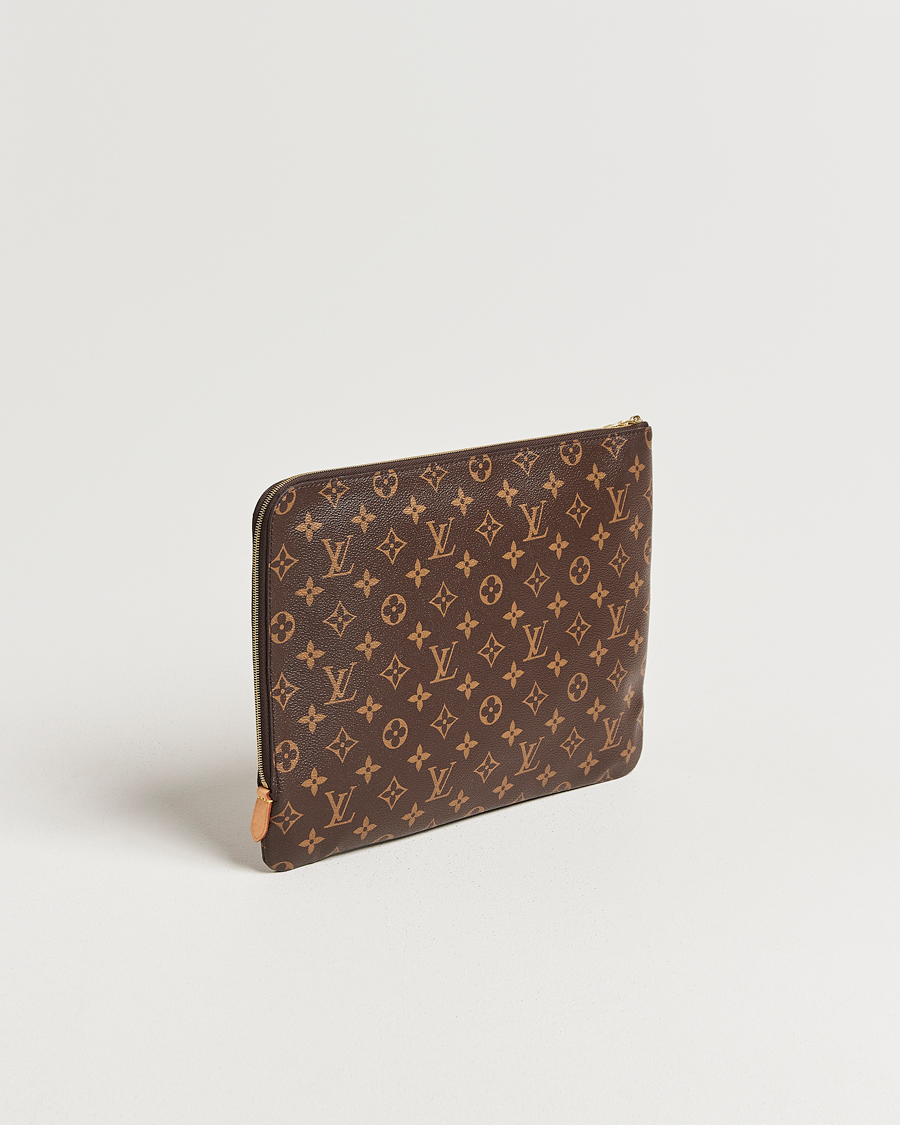 Heren | Pre-Owned & Vintage Bags | Louis Vuitton Pre-Owned | Posh Document Bag Monogram