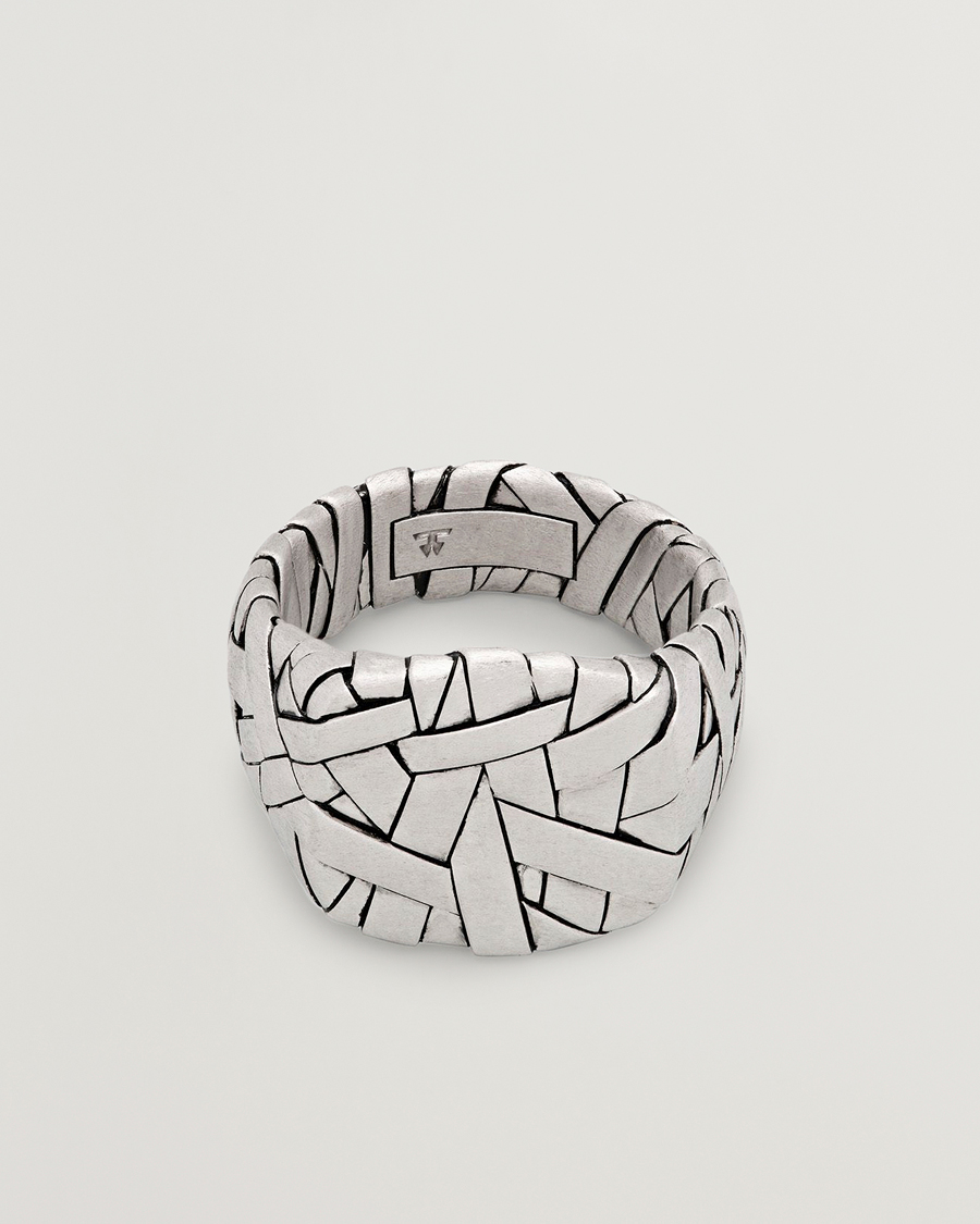 Homme | Bijoux | Tom Wood | Quilt Ring Silver