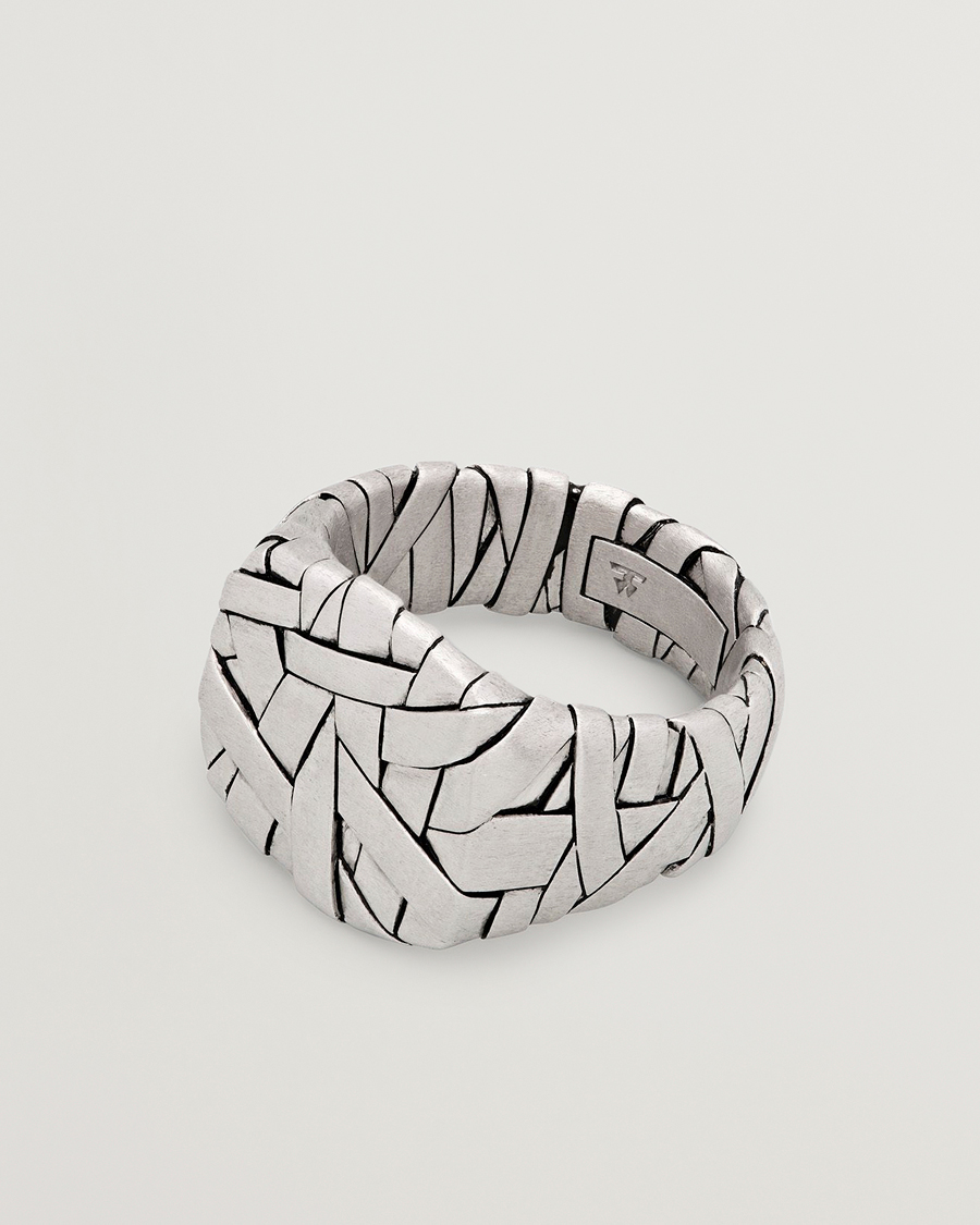 Homme | Bijoux | Tom Wood | Quilt Ring Silver