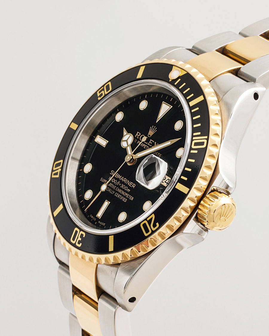 Heren | Rolex Pre-Owned Submariner Oyster Perpetual Two Tone Black | Rolex Pre-Owned | Submariner Oyster Perpetual Two Tone Black