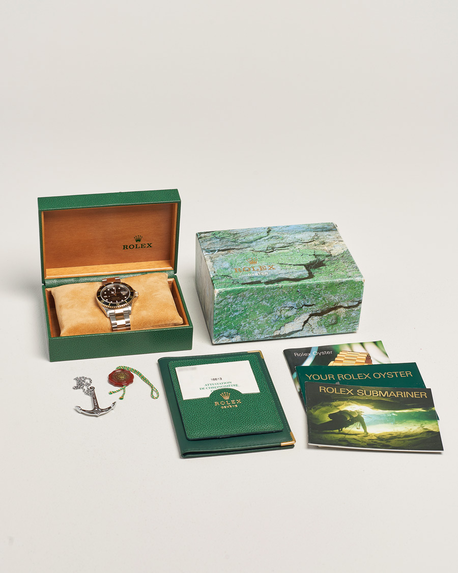 Heren | Rolex Pre-Owned Submariner Oyster Perpetual Two Tone Black | Rolex Pre-Owned | Submariner Oyster Perpetual Two Tone Black