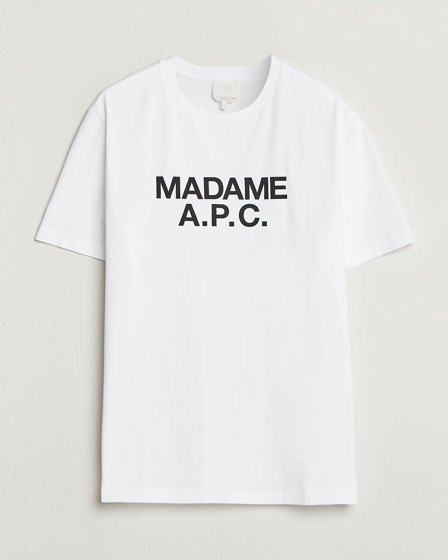 Heren | T-shirts | A.P.C. | Madame T-Shirt White