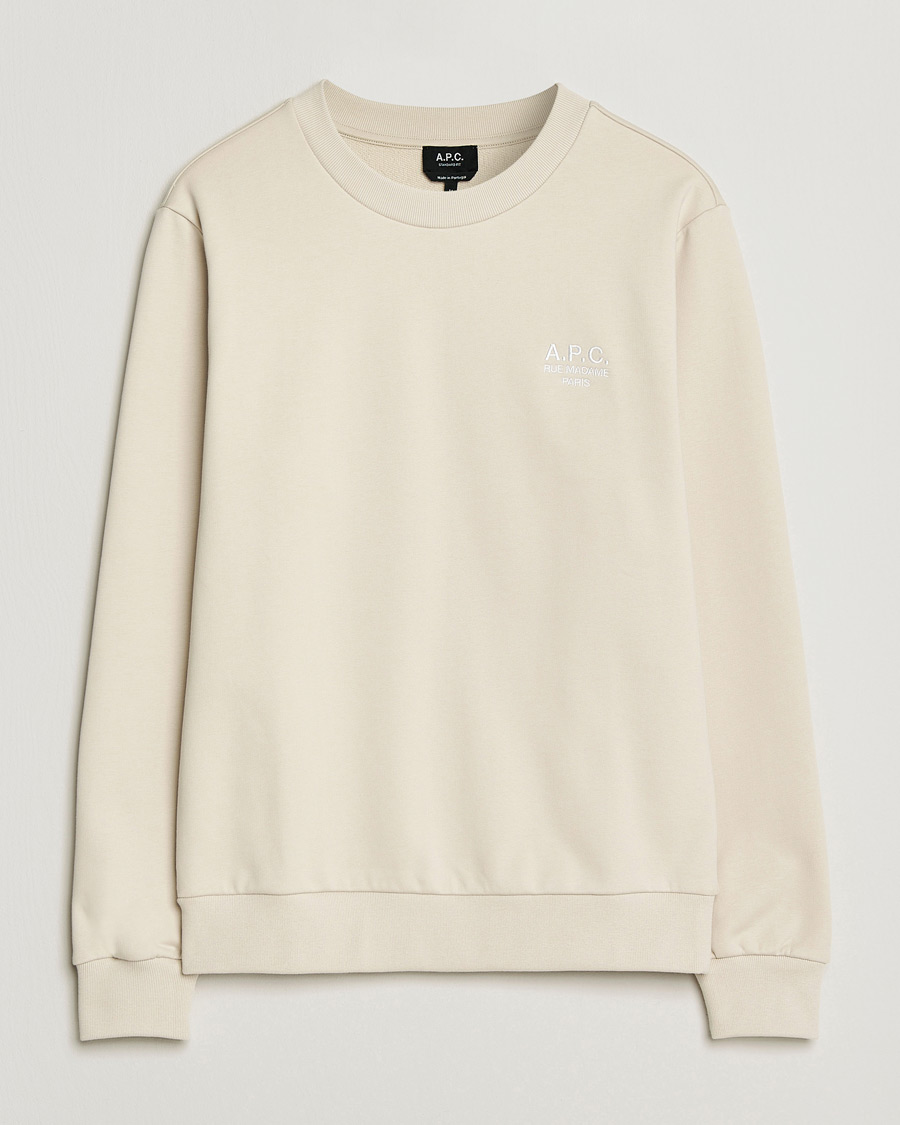 Heren | Truien | A.P.C. | Rue Madame Tonal Sweatshirt Mastic
