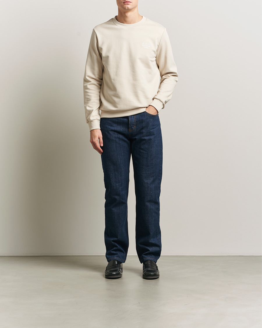 Heren | Truien | A.P.C. | Rue Madame Tonal Sweatshirt Mastic