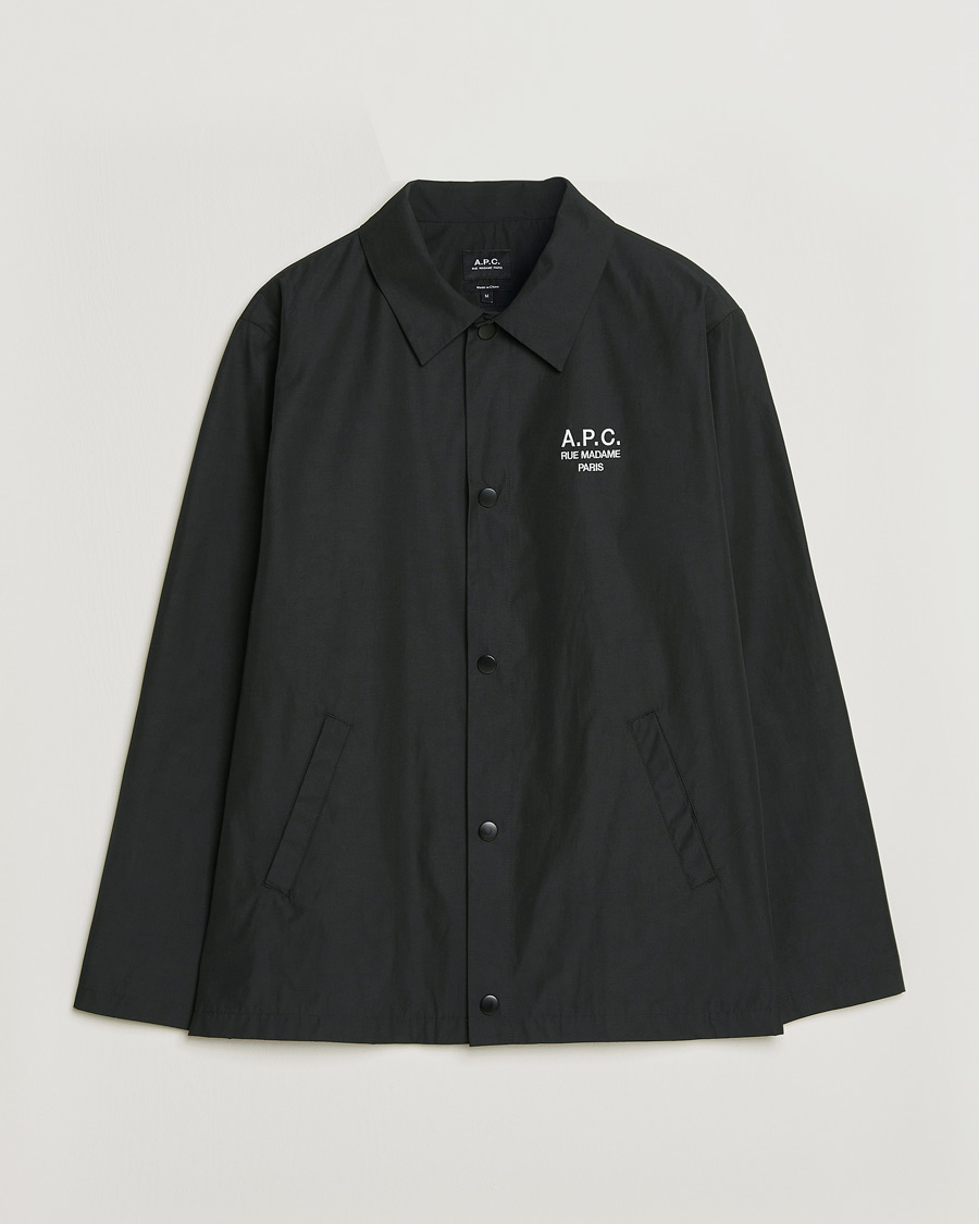 Homme | Manteaux Et Vestes | A.P.C. | Rue Madame Coach Jacket Black