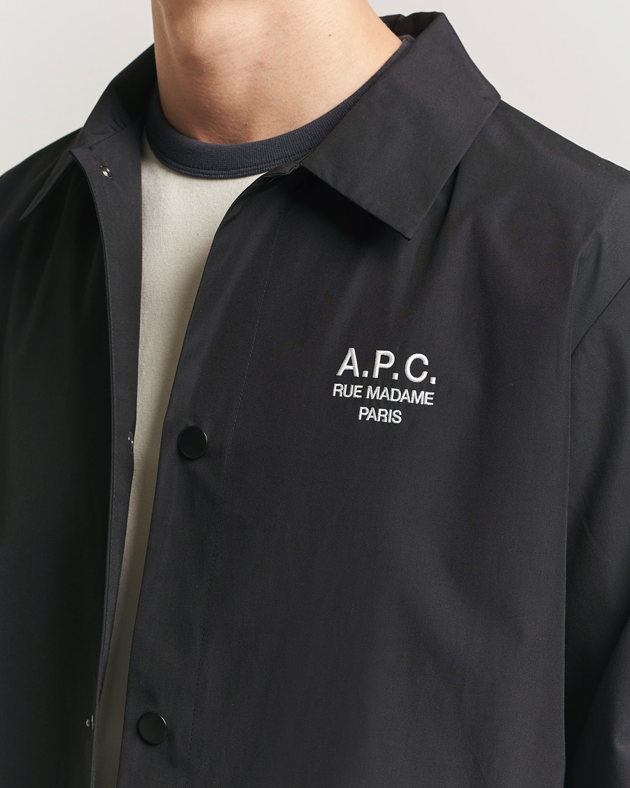 Heren | Jassen | A.P.C. | Rue Madame Coach Jacket Black
