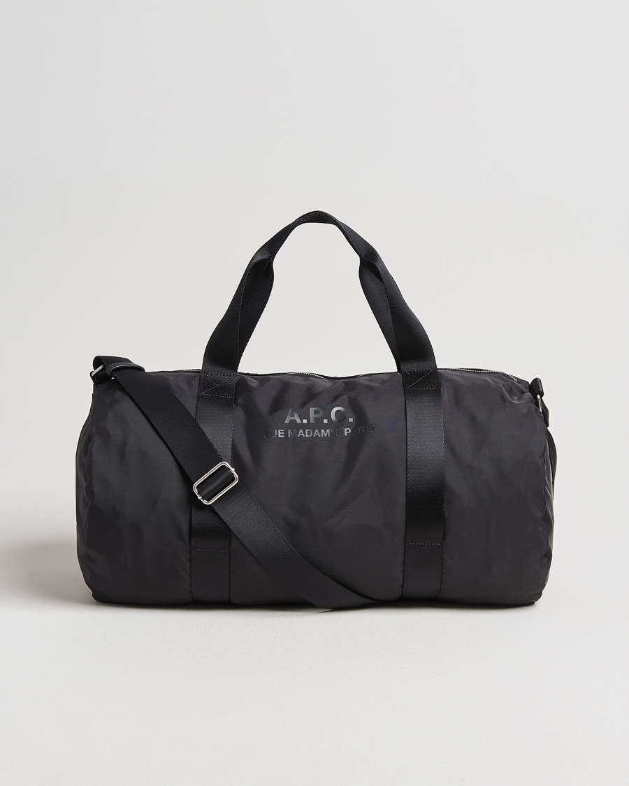 Heren | Tassen | A.P.C. | Backstage Nylon Cordura Gym Bag Black
