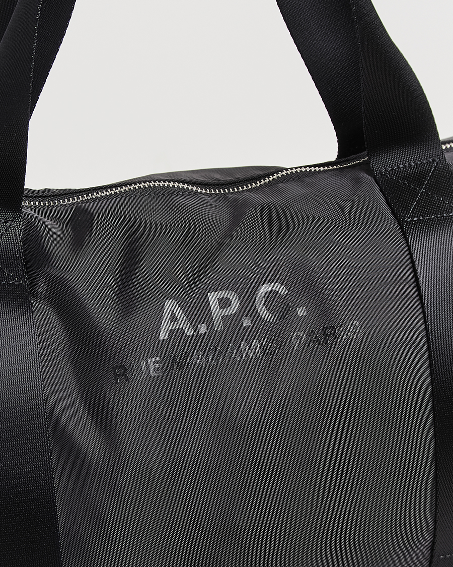 Heren | Tassen | A.P.C. | Backstage Nylon Cordura Gym Bag Black