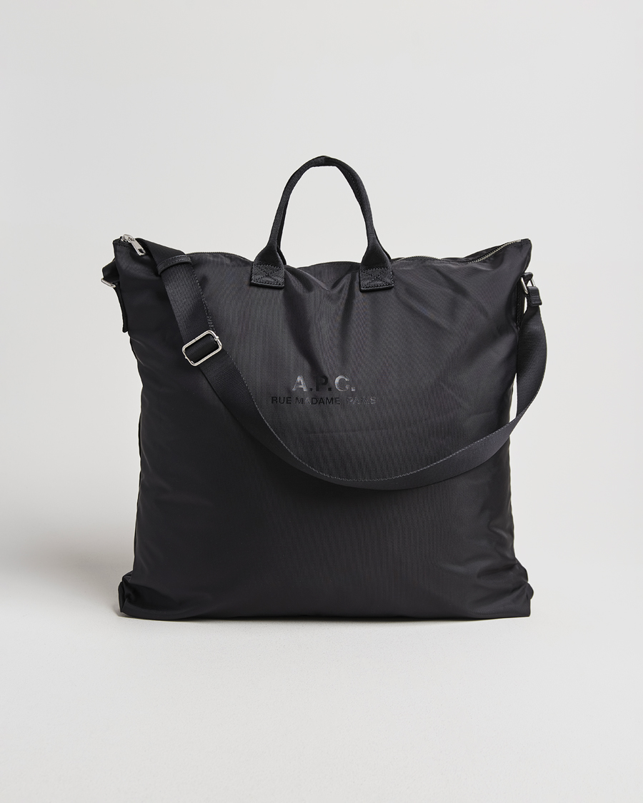 Heren | Tassen | A.P.C. | Backstage Nylon Cordura Tote Bag Black