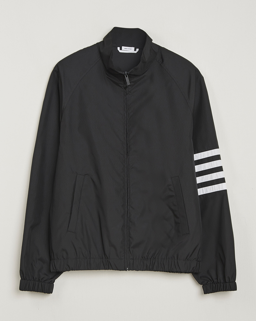 Heren | Jassen | Thom Browne | Raglan 4 Bar Nylon Jacket Black
