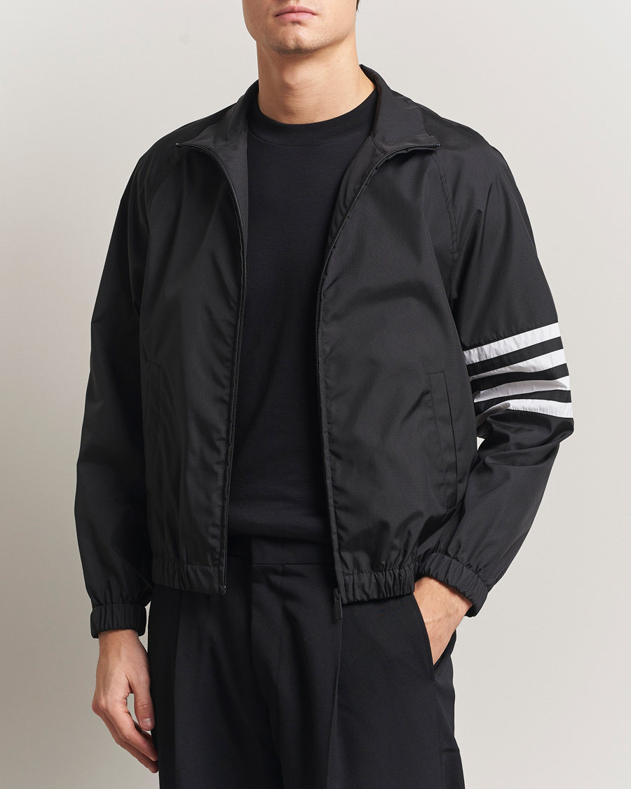 Heren | Jassen | Thom Browne | Raglan 4 Bar Nylon Jacket Black