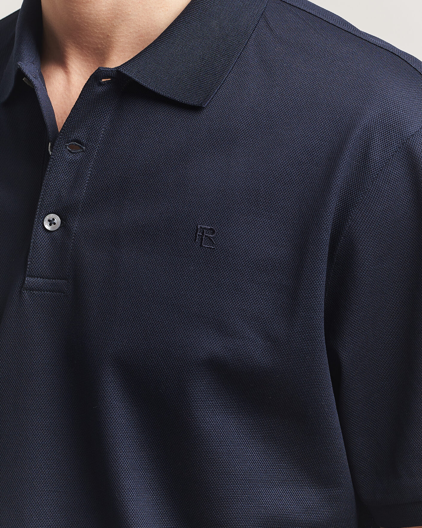 Heren | Polo's | Ralph Lauren Purple Label | Mercerized Cotton Polo Chairman Navy