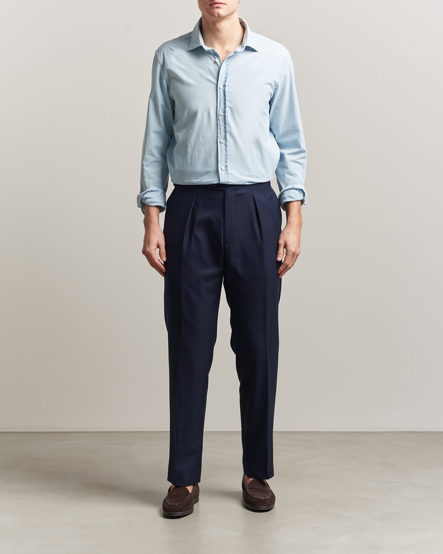 Heren | Overhemden | Ralph Lauren Purple Label | Cooper Work Shirt Medium Wash