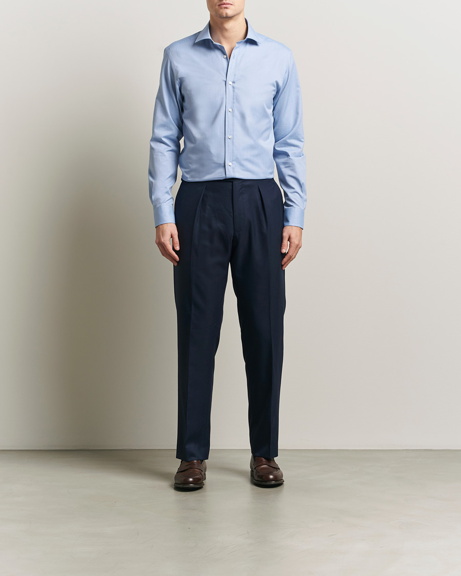 Homme | Chemises | Ralph Lauren Purple Label | Oxford Button Down Shirt Light Blue