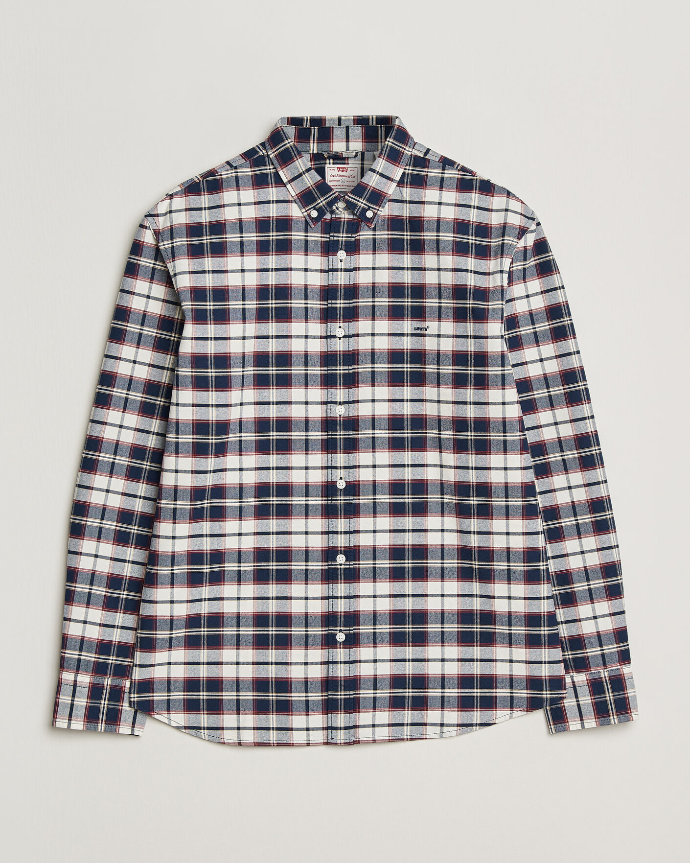 Heren | Overhemden | Levi's | Cotton Checked Shirt Dress Blues