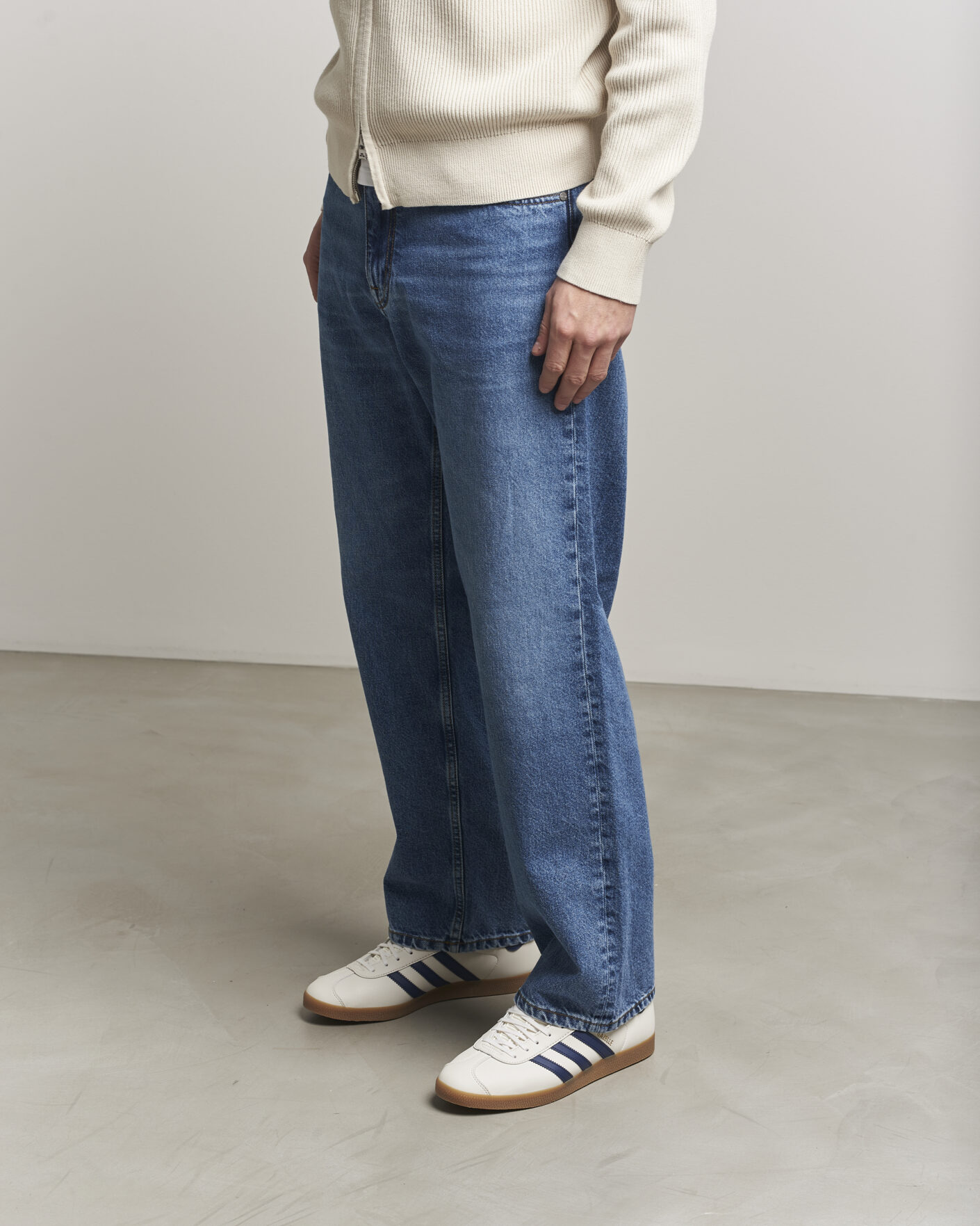 Heren | Sneakers | adidas Originals | Gazelle Sneaker White/Dark Blue