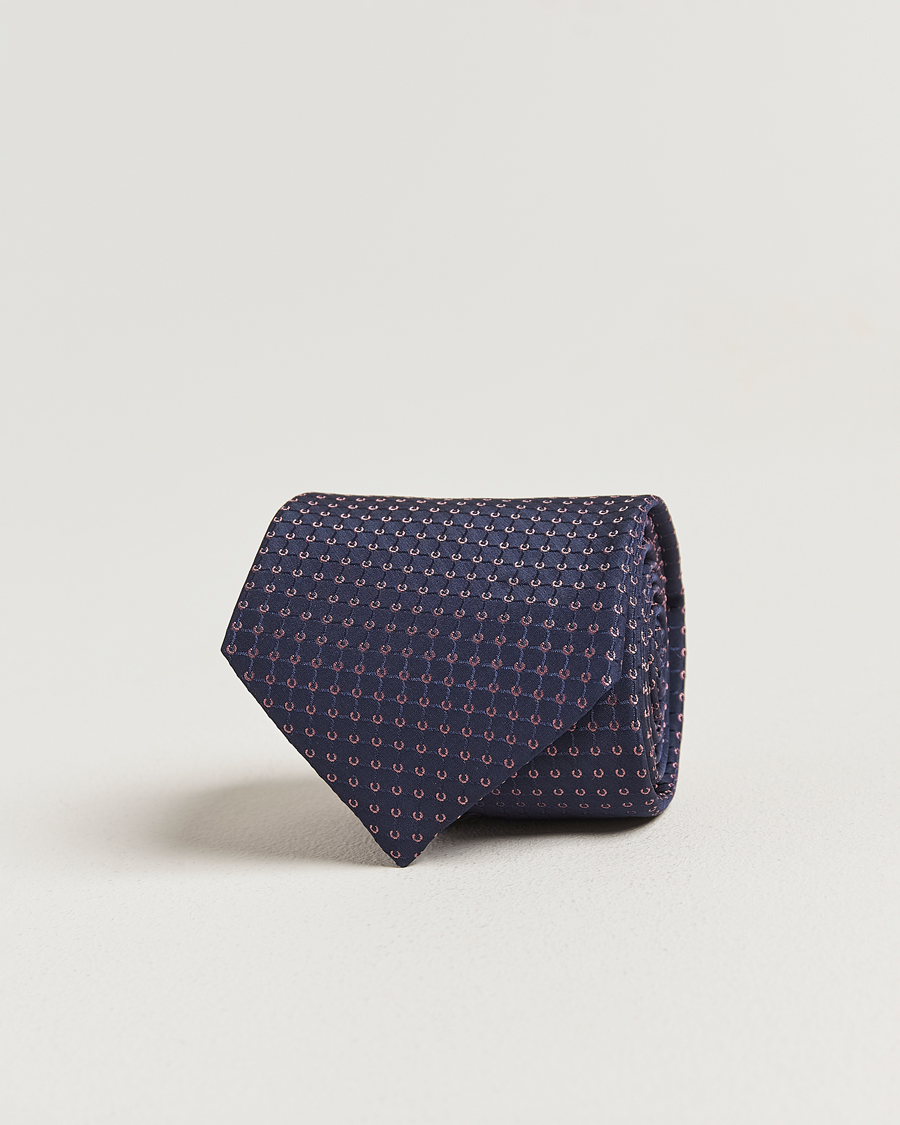Heren | Stropdassen | Brioni | Microstructure Silk Tie Navy