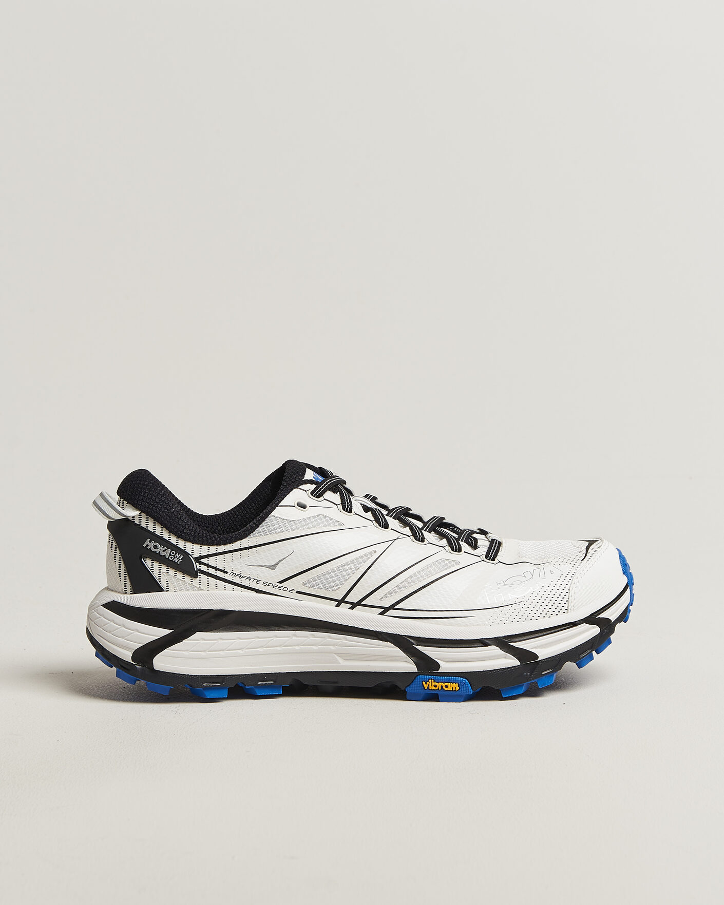Heren | | Hoka One | Hoka Mafate Speed 2 White/Cobalt Blue