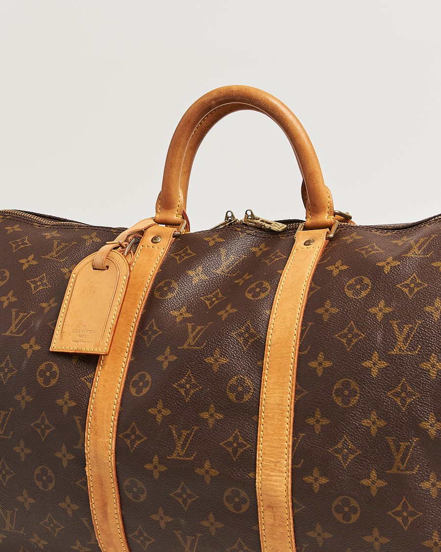 Heren | Pre-Owned & Vintage Bags | Louis Vuitton Pre-Owned | Keepall Bandouliére 55 Monogram