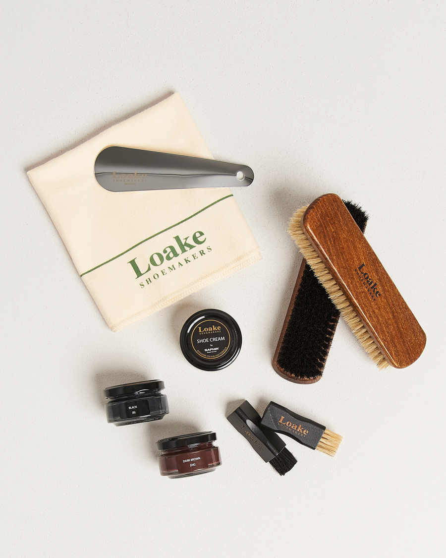 Heren | Schoenverzorging | Loake Shoemakers | Saphir Small Leather Valet Box