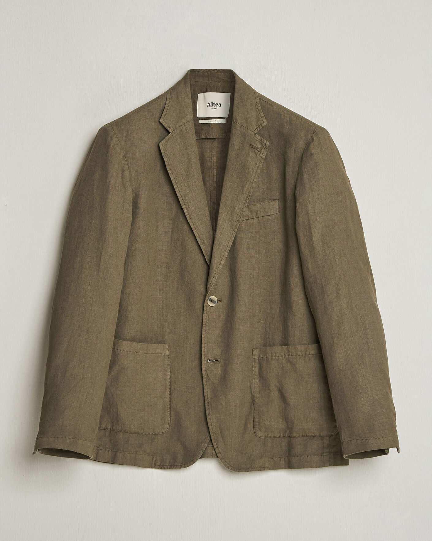 Homme | Blazers | Altea | Linen Blazer Military