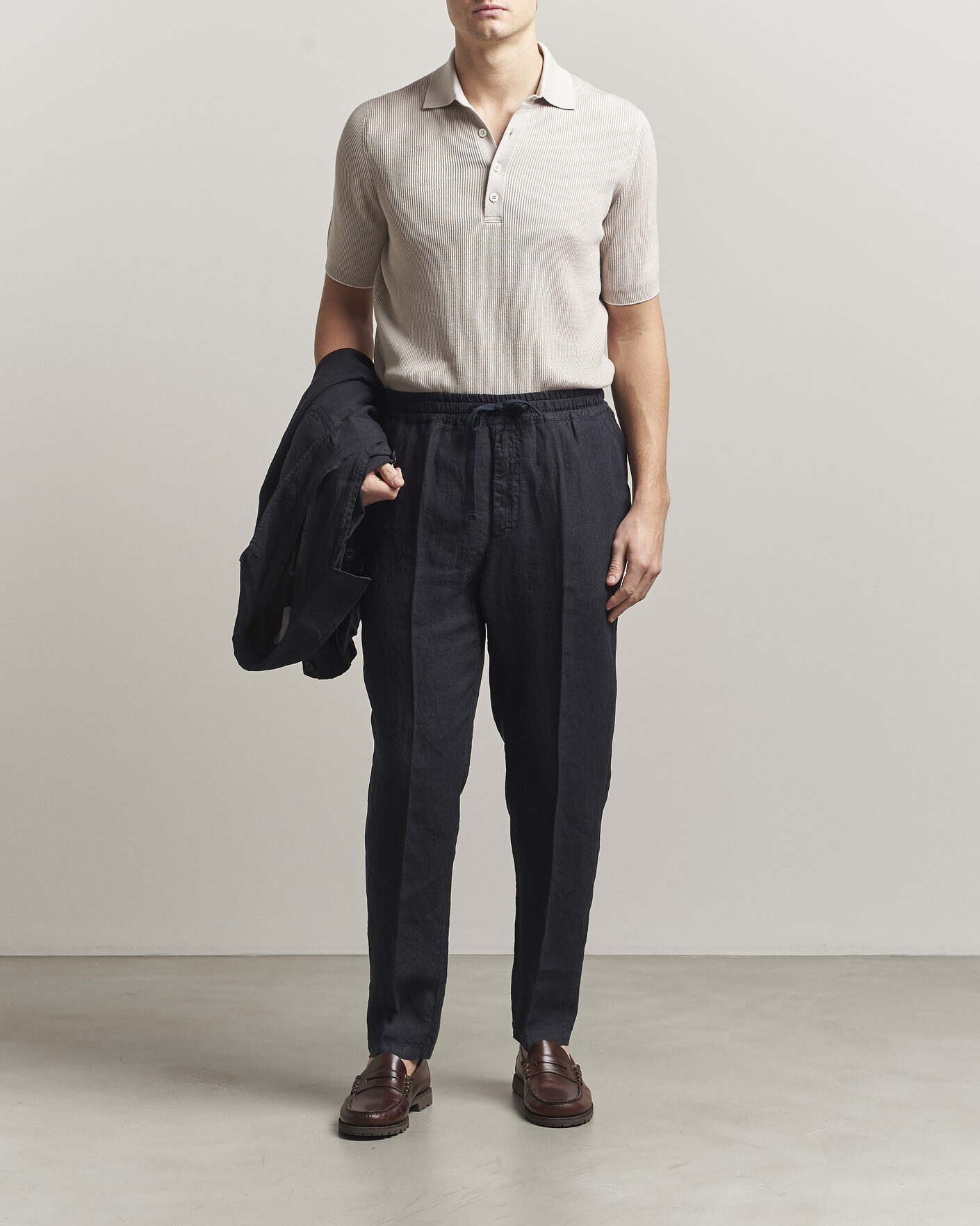 Homme | Pantalons | Altea | Linen Pants Navy