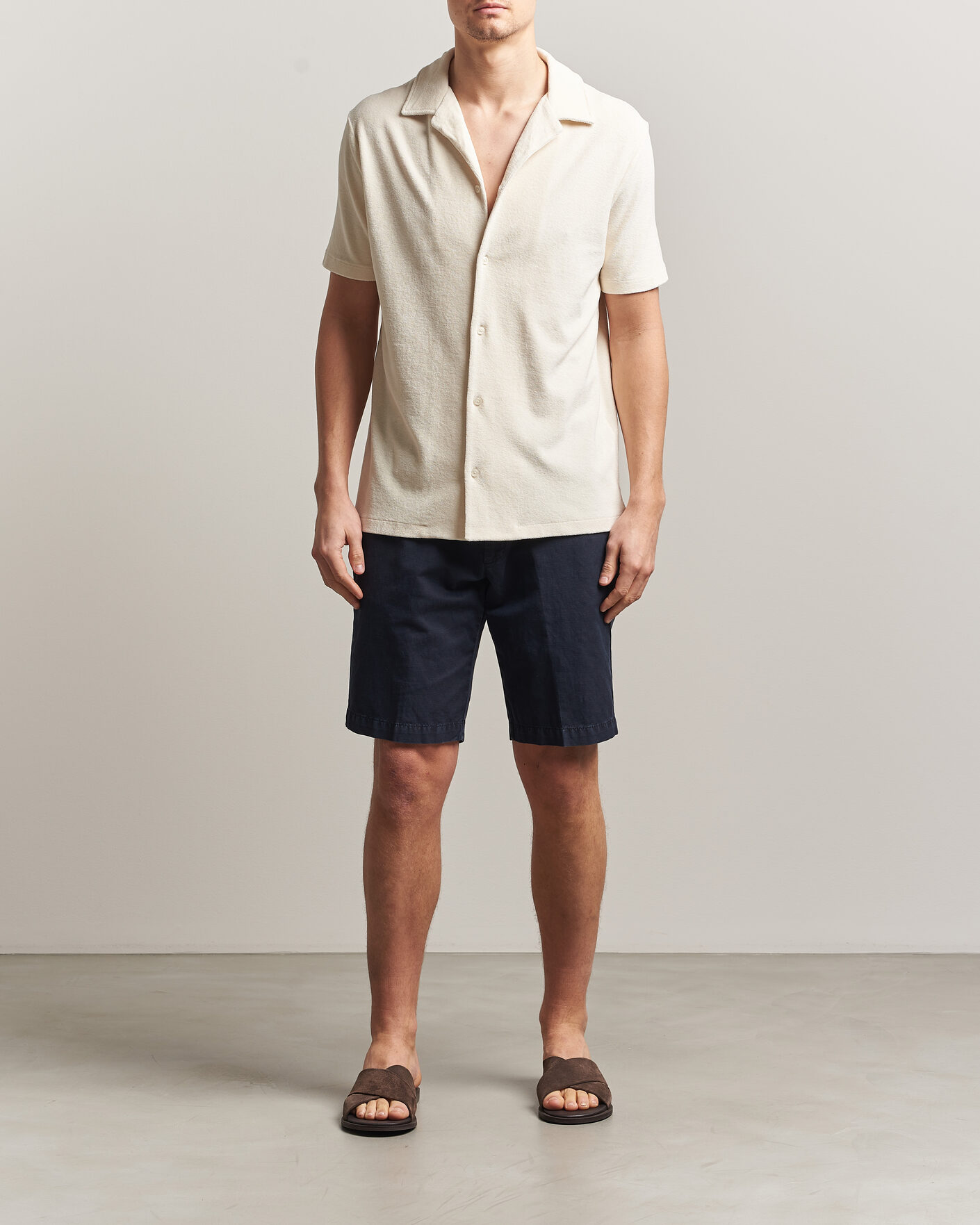 Homme | Chemises | Altea | Terry Bowling Shirt Off White