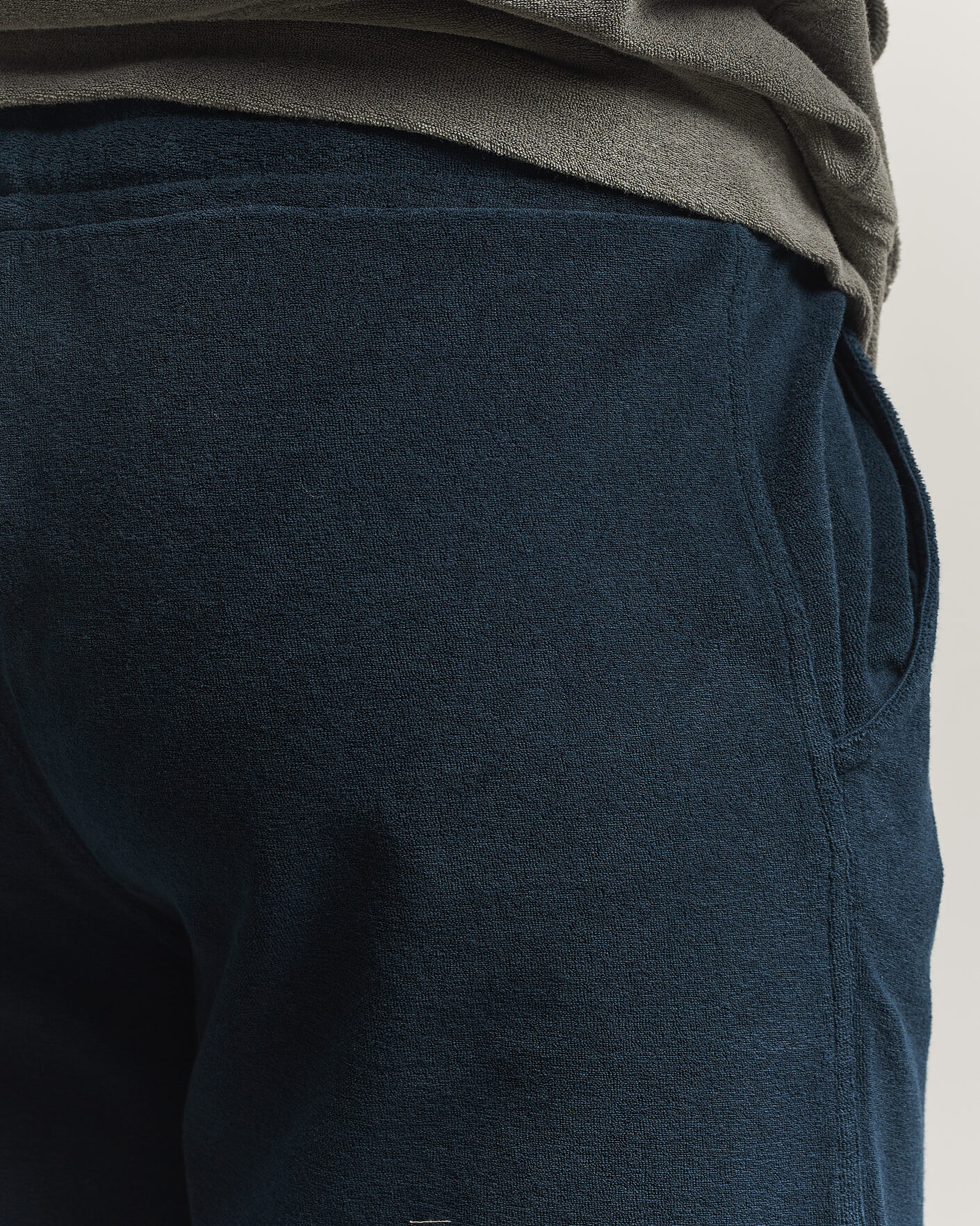 Heren | Korte broek | Altea | Terry Drawstring Shorts Navy