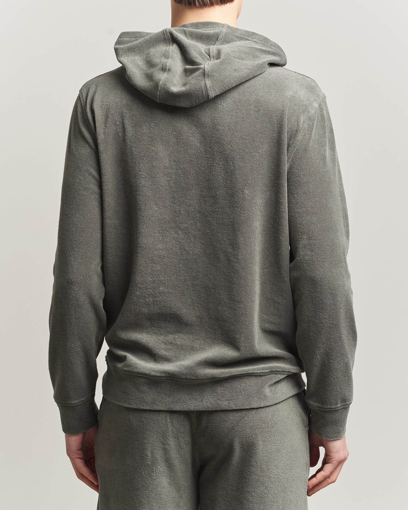 Homme | Pulls Et Tricots | Altea | Terry Cotton Hoodie Olive