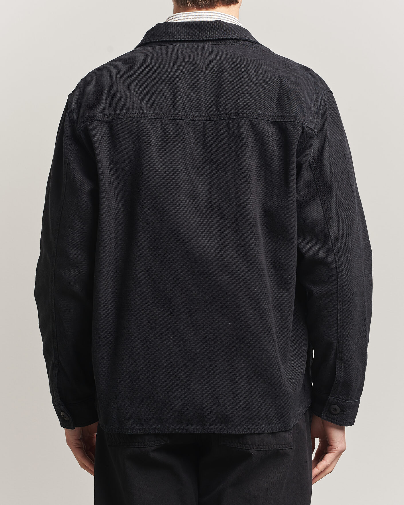 Homme | Chemises | Forét | Berry Canvas Overshirt Black