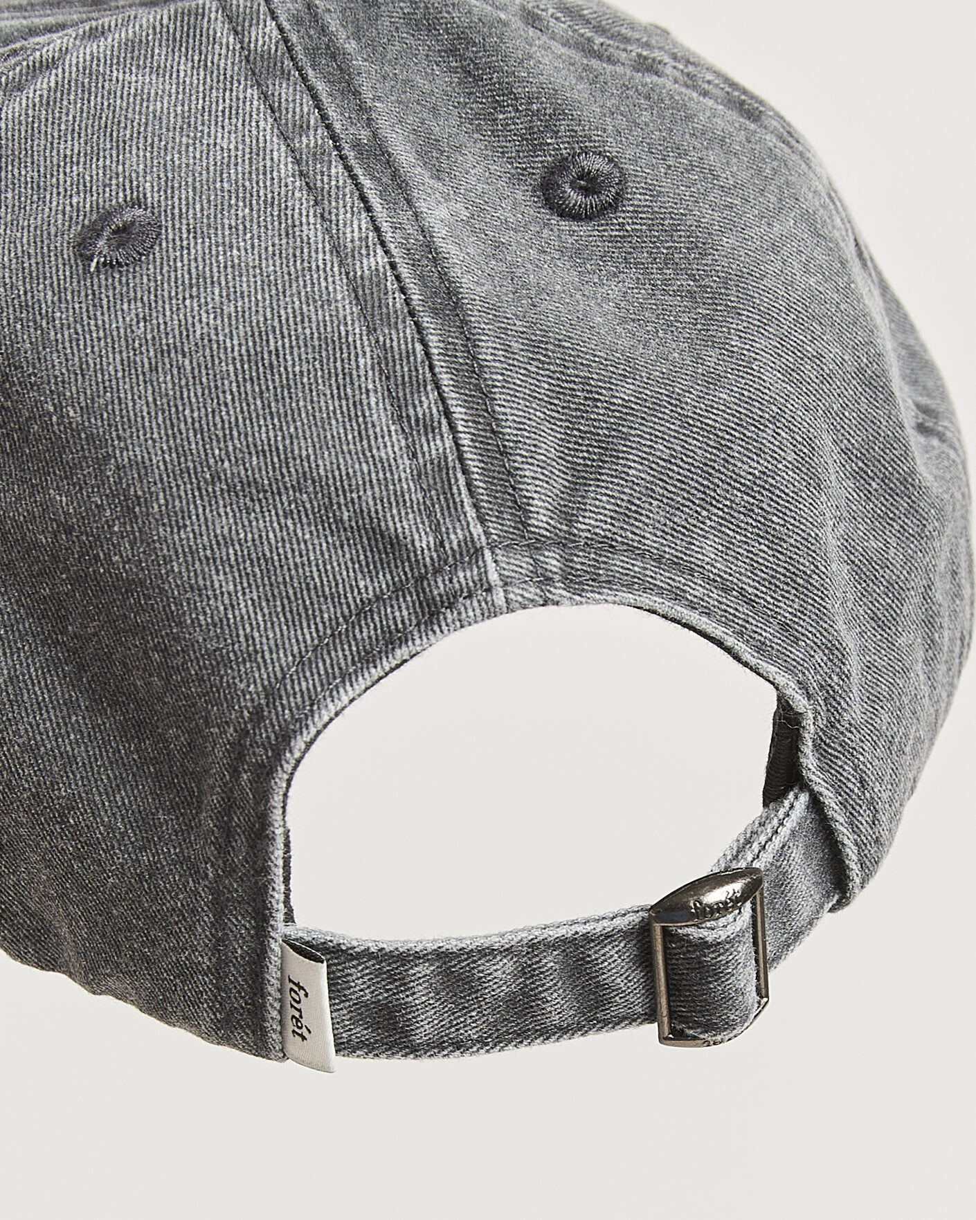 Homme | Bobs Et Casquettes | Forét | Bouquet Heavy Washed Cap Washed Black
