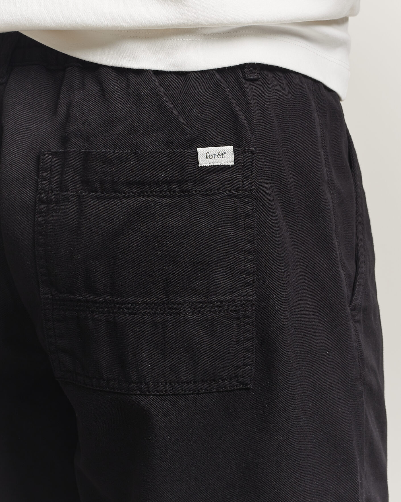 Heren | Korte broek | Forét | Clay Light Shorts Black