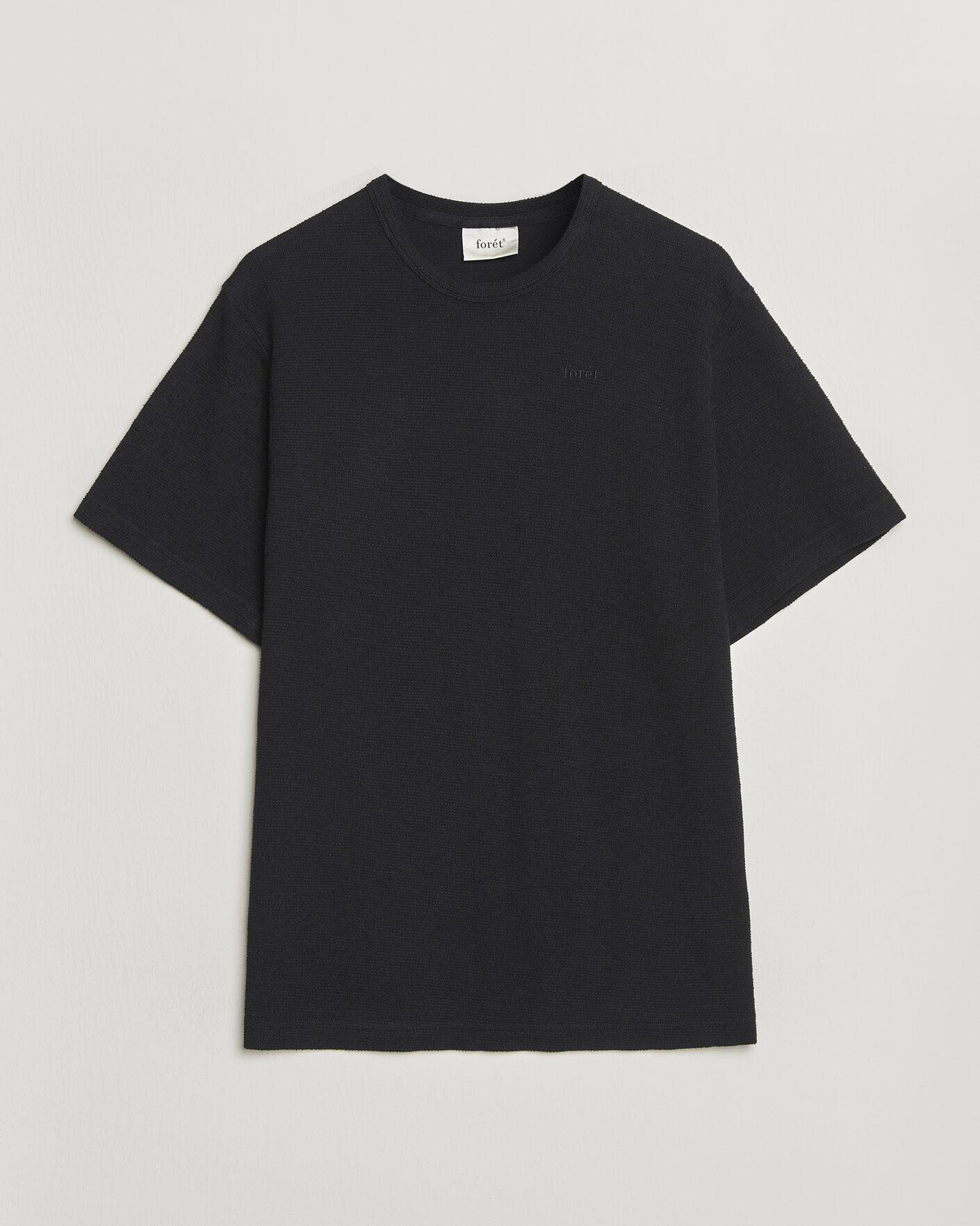 Homme | T-shirts | Forét | Fir Structured T-Shirt Black