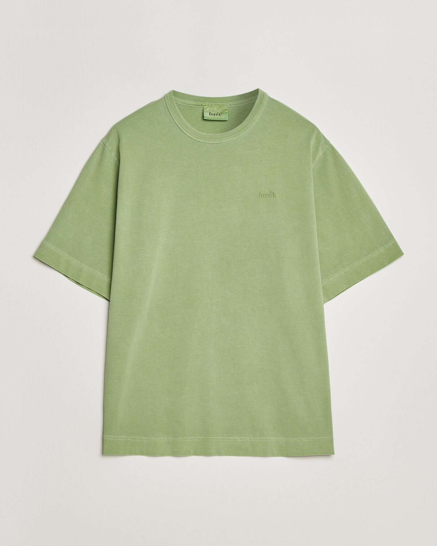 Heren | T-shirts | Forét | Park Loose Fit T-Shirt Vibrant Moss