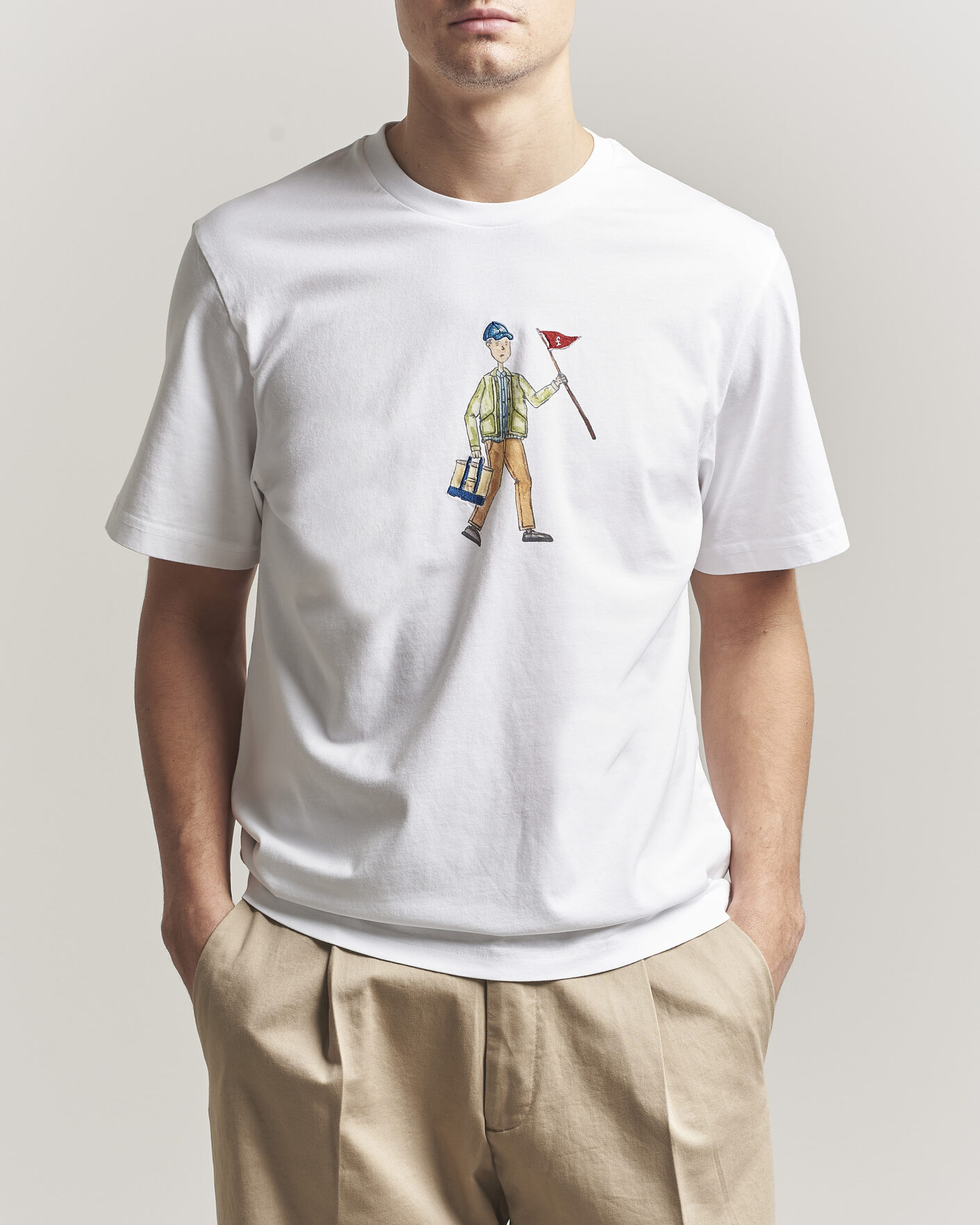 Heren | T-shirts | Forét | Patrol T-Shirt White