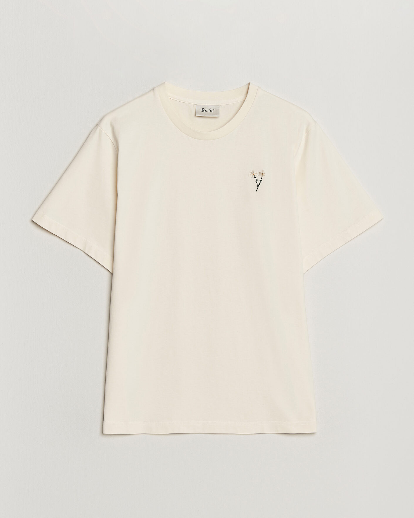 Heren | T-shirts | Forét | Posy T-Shirt Cloud