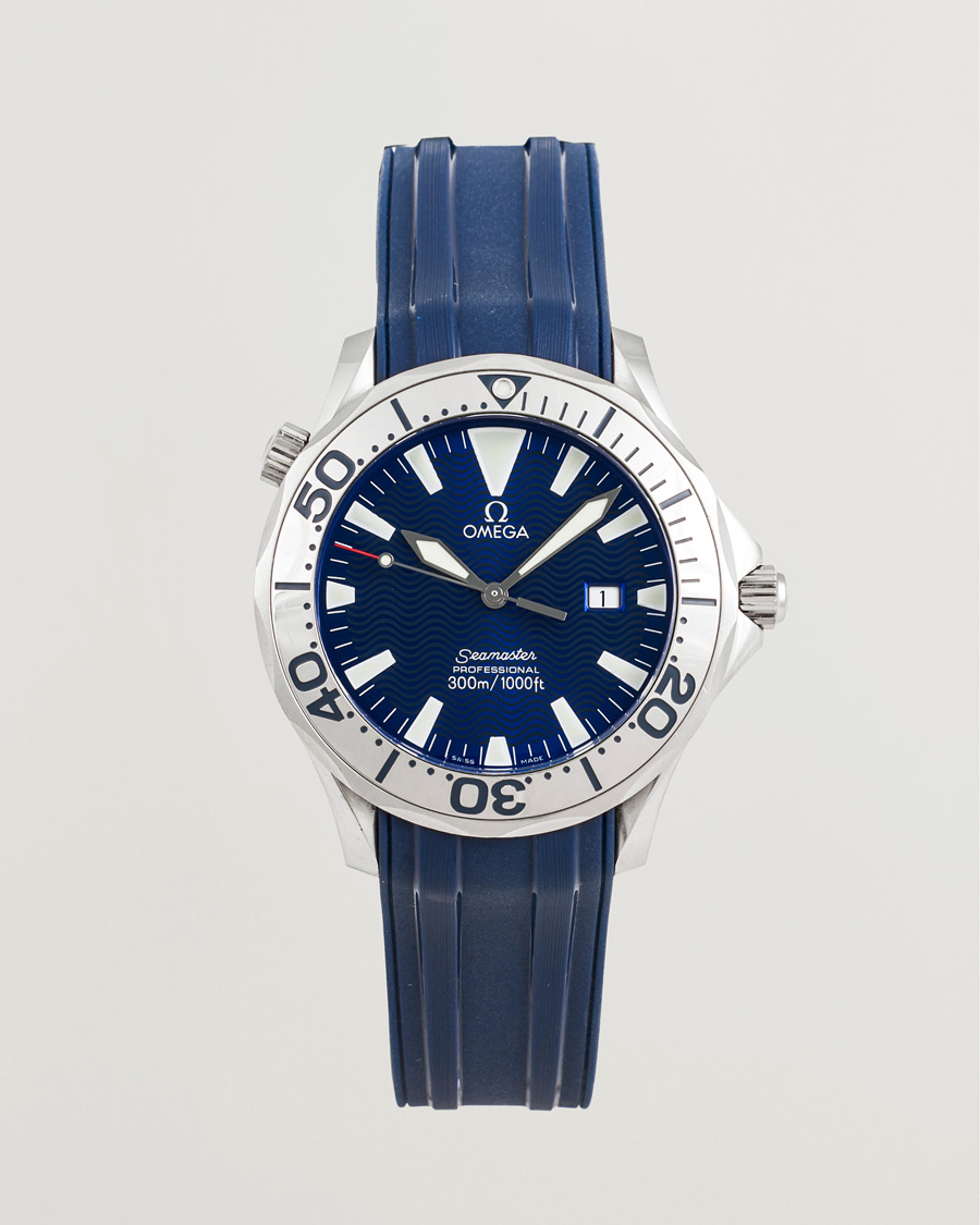 Heren | Pre-Owned & Vintage Watches | Omega Pre-Owned | Seamaster 300M Electric Blue