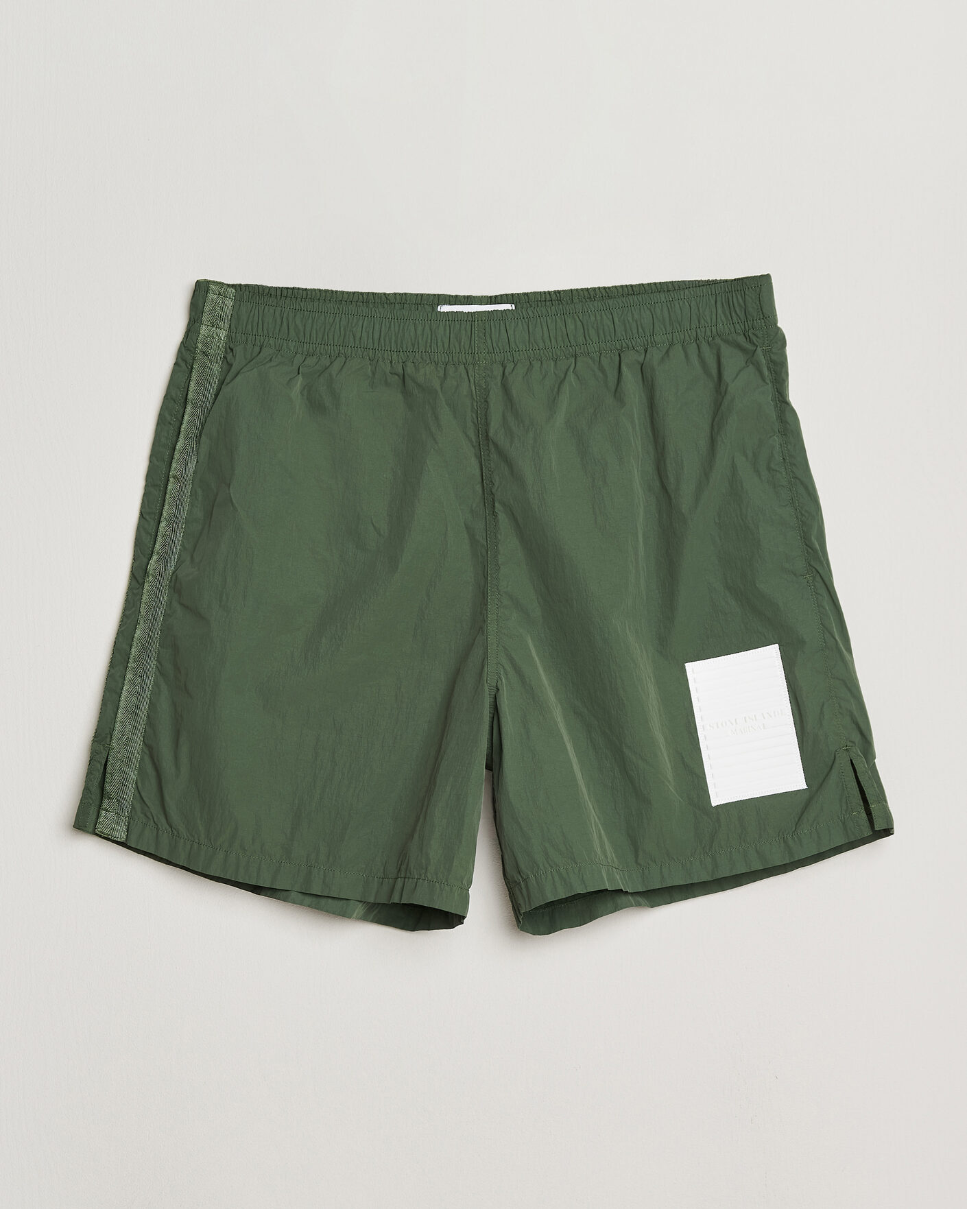 Heren | Zwembroek | Stone Island | Marina Micro Brushed Nylon-TC Swimshorts Quartz Green