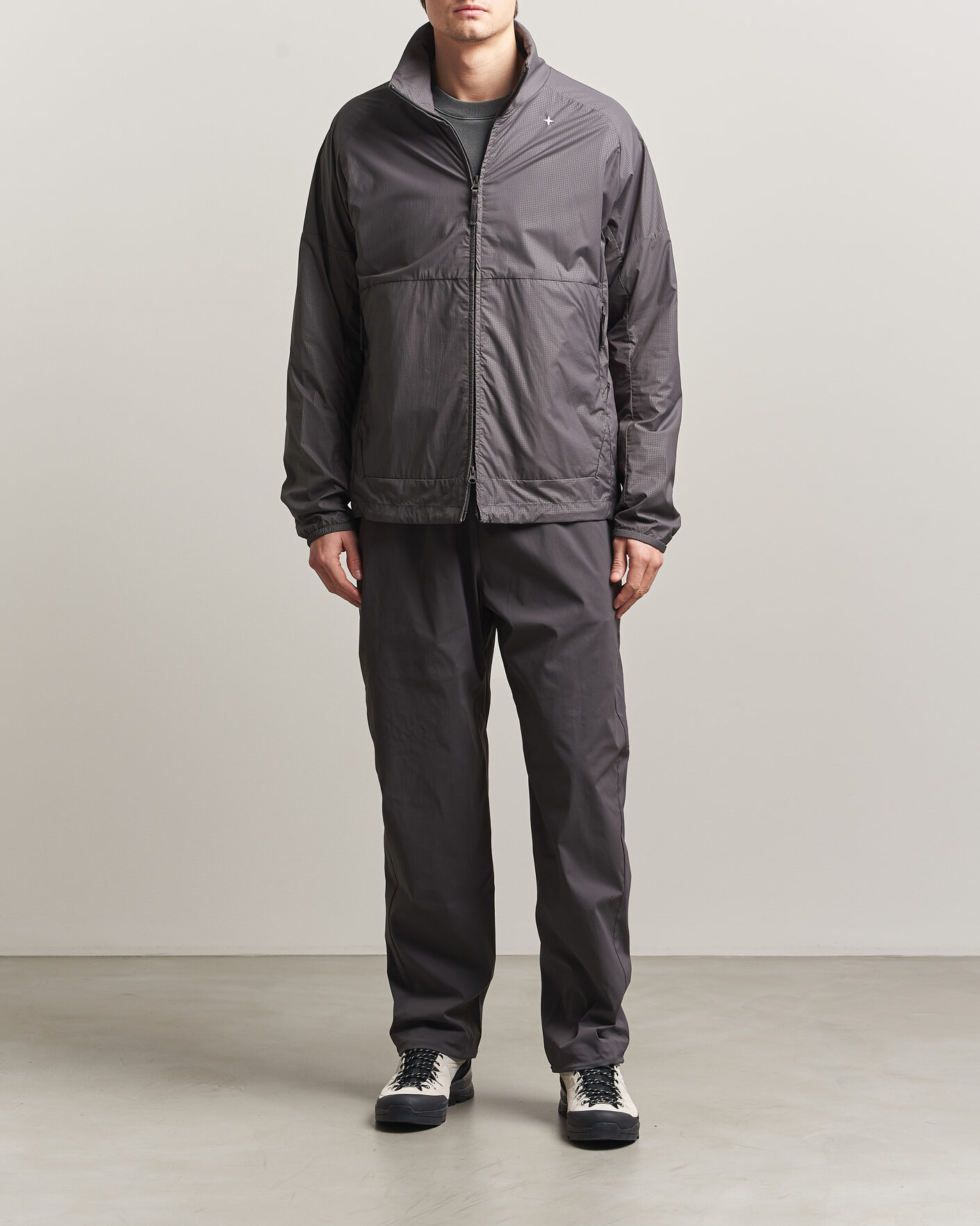 Homme | Manteaux Et Vestes | Stone Island | Stellina Nylon Stretch Field Jacket Charcoal